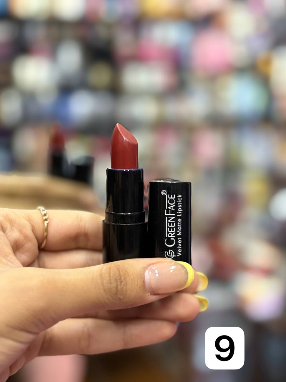 رژ لب جامد گرین فیس سری Velvet Matte شماره 9