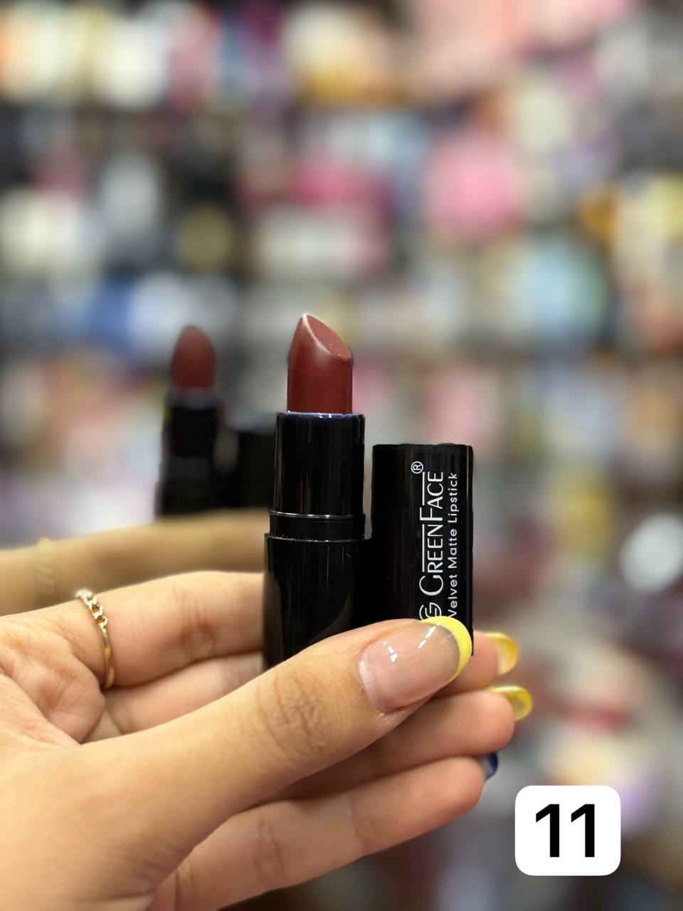 رژ لب جامد گرین فیس سری Velvet Matte شماره 11