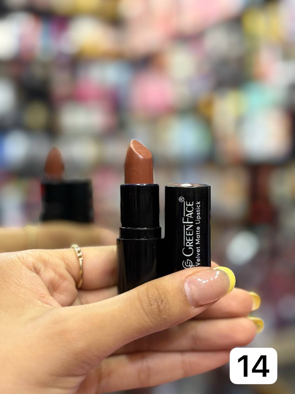 رژ لب جامد گرین فیس سری Velvet Matte شماره 14