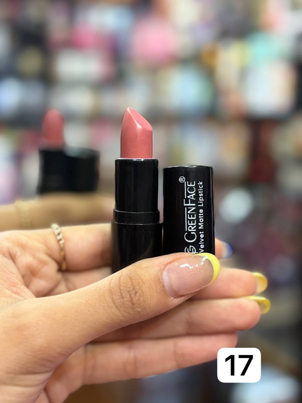 رژ لب جامد گرین فیس سری Velvet Matte شماره 17