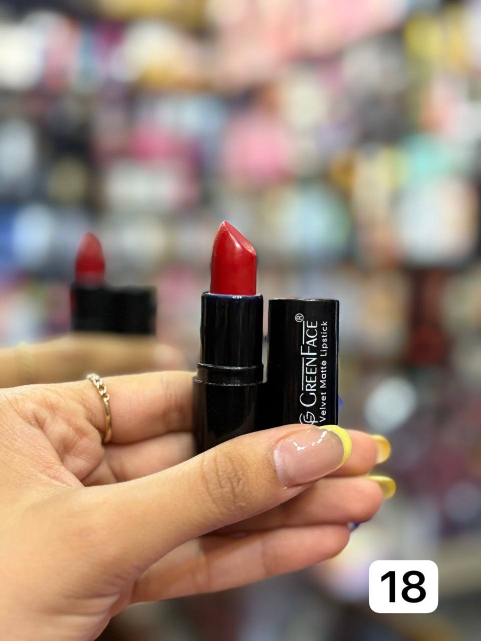 رژ لب جامد گرین فیس سری Velvet Matte شماره 18