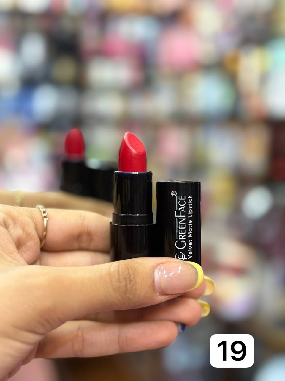 رژ لب جامد گرین فیس سری Velvet Matte شماره 19